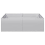 Jardinera 100x100x30 cm de acero galvanizado