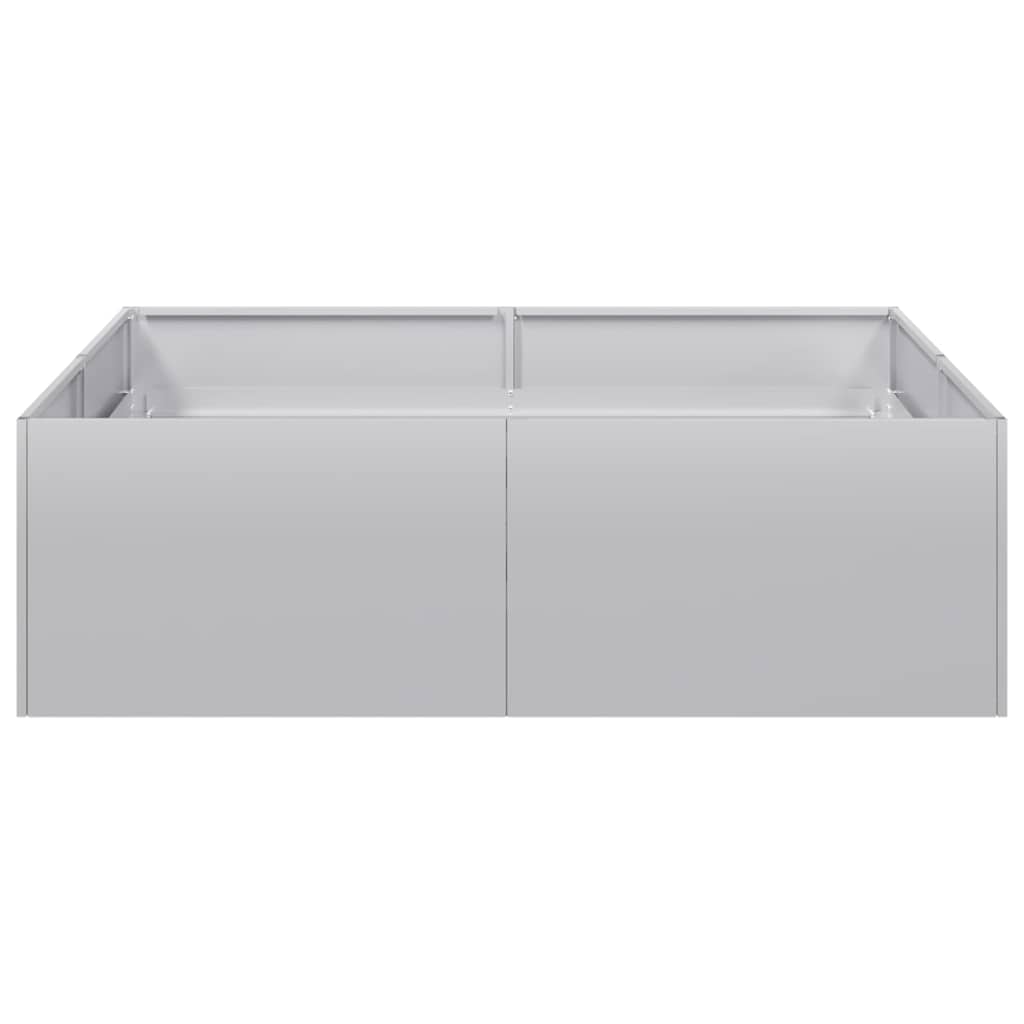 Jardinera 100x100x30 cm de acero galvanizado