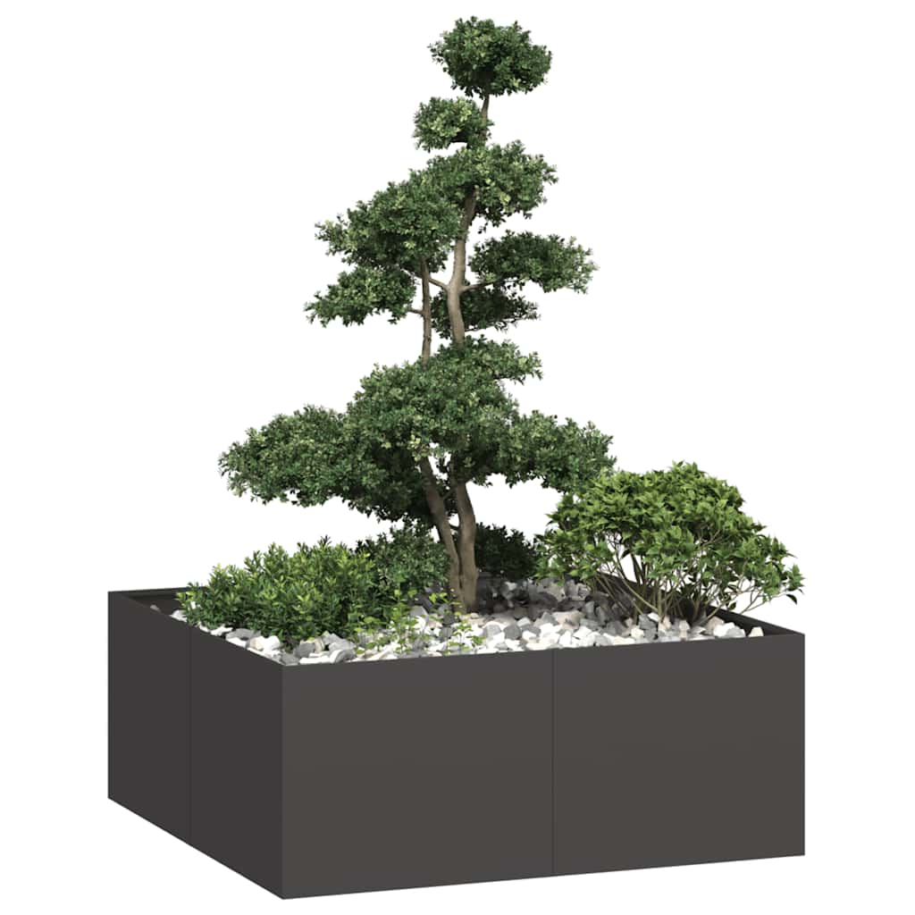 Jardinera 100x100x80 cm acero inoxidable