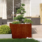 Jardinera 100x100x80 cm acero inoxidable