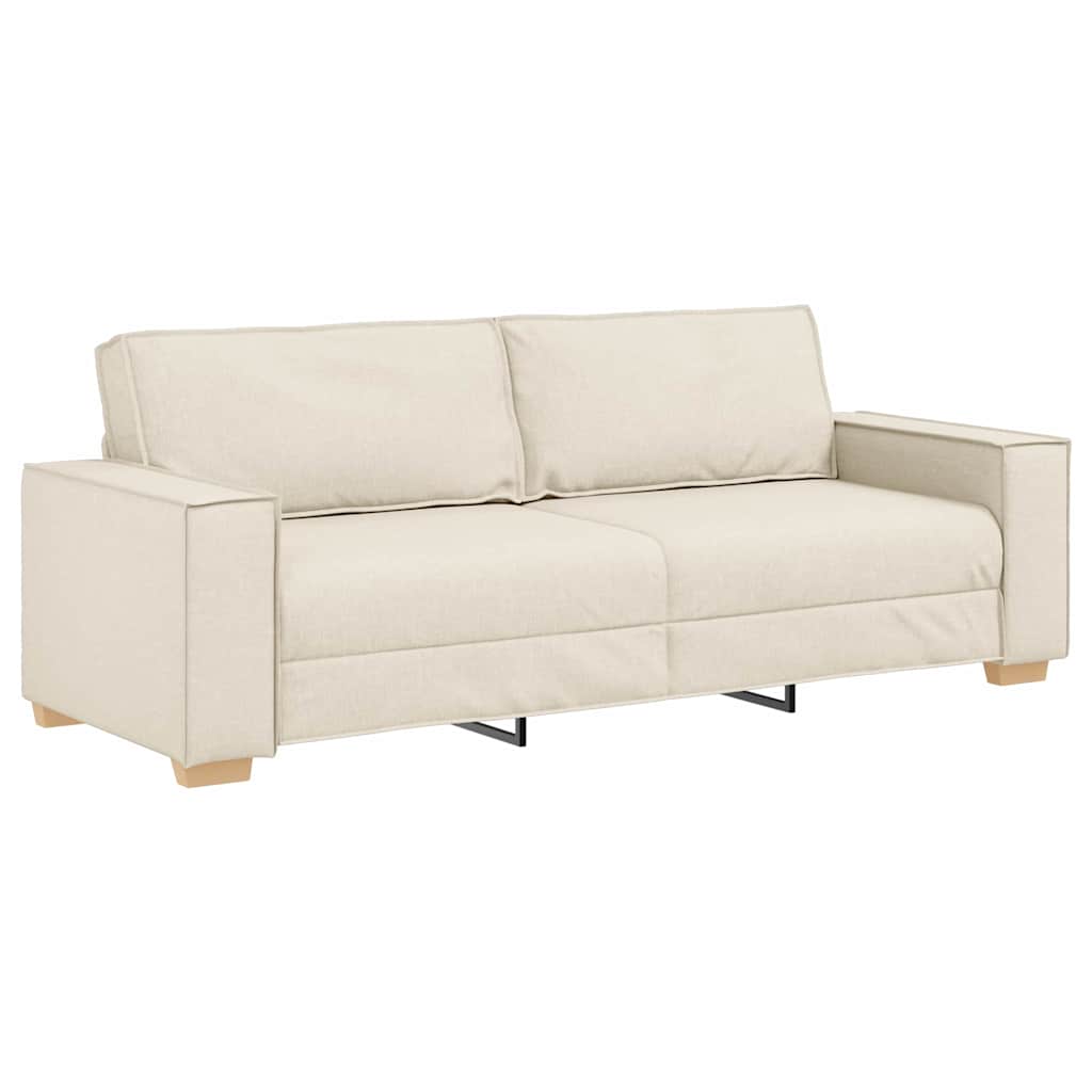 Juego de Sofá 3 pcs Beige 220 x 80 x 84 cm