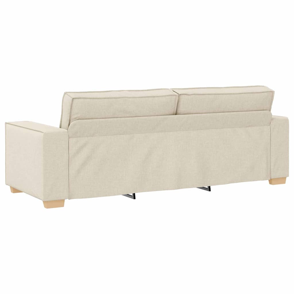 Juego de Sofá 3 pcs Beige 220 x 80 x 84 cm