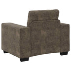 Sofá 3 pcs Gris oscuro 221 x 80 x 80 cm Tejido mezcla de lino