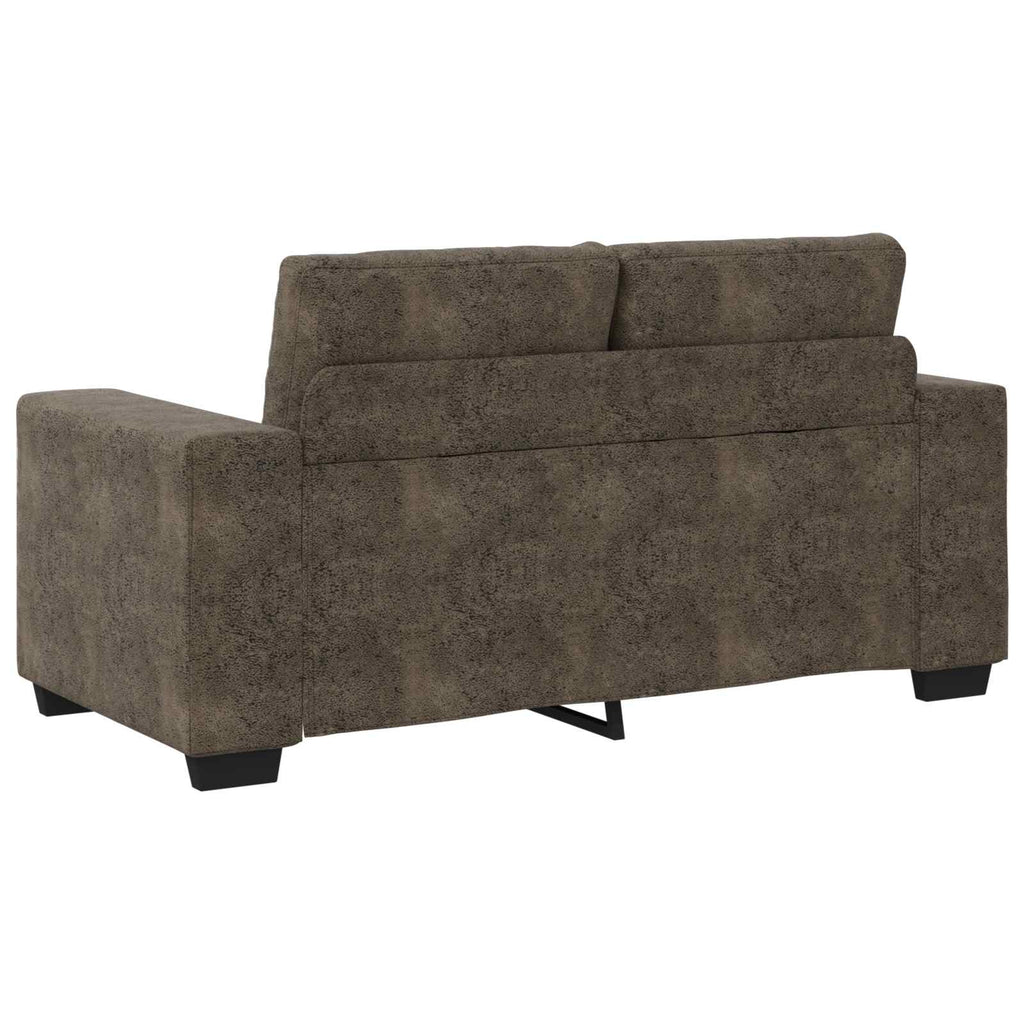 Sofá 3 pcs Gris oscuro 221 x 80 x 80 cm Tejido mezcla de lino