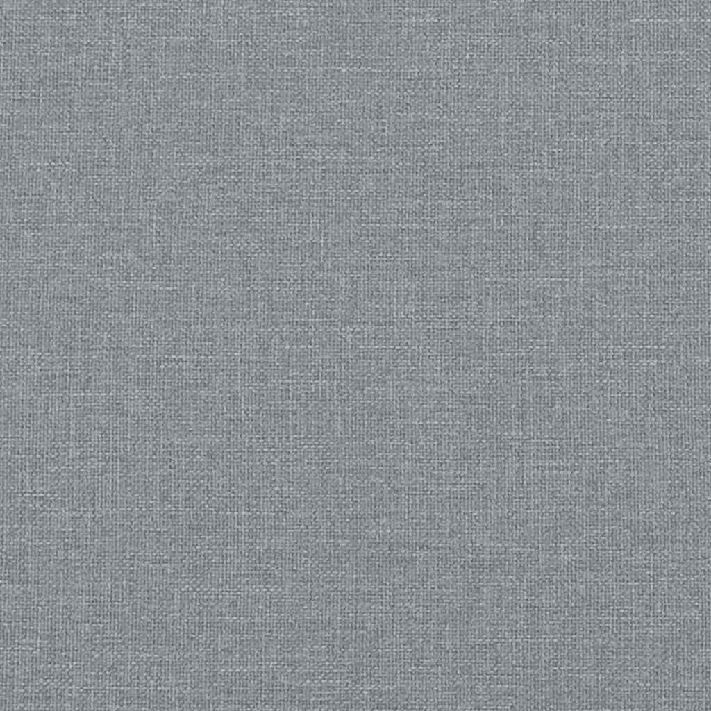 Conjunto de sofá de 3 piezas con cojines de tela gris claro