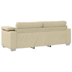 Sofá 2 pcs Crema 219 x 80 x 82 cm tela