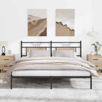 Cama sin colchón blanca 180x200 cm madera de ingeniería