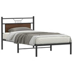 Cama sin colchón blanca 180x200 cm madera de ingeniería