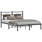 Cama sin colchón blanca 180x200 cm madera de ingeniería
