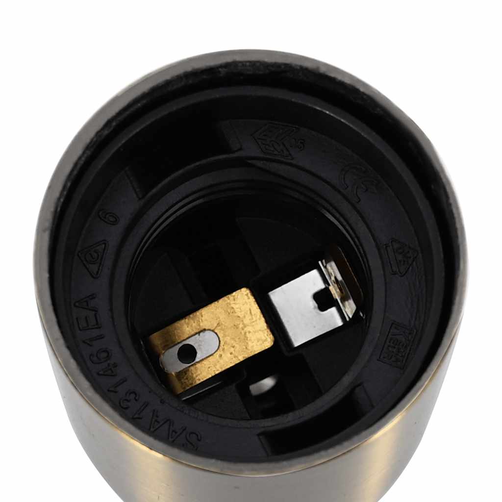 Portalámparas 2 uds bronce E27