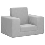 Sofá cama infantil felpa suave azul