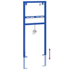 Soporte de pared de baño Manual Azul 50 x 3 x 112 cm
