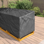 Funda para muebles Negro 220 x 220 x 80 cm Tela Oxford 420D