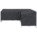 Funda para muebles Negro 220 x 220 x 80 cm Tela Oxford 420D