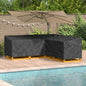Funda para muebles Negro 220 x 220 x 80 cm Tela Oxford 420D