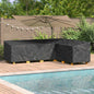 Funda para muebles Negro 220 x 220 x 80 cm Tela Oxford 420D