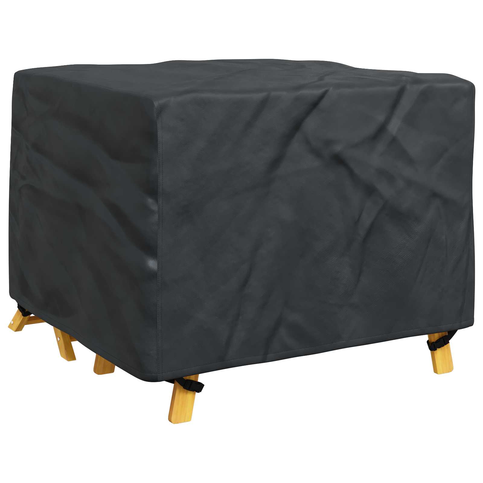 Funda para muebles Liso Negro 100 x 100 x 70 cm 210D
