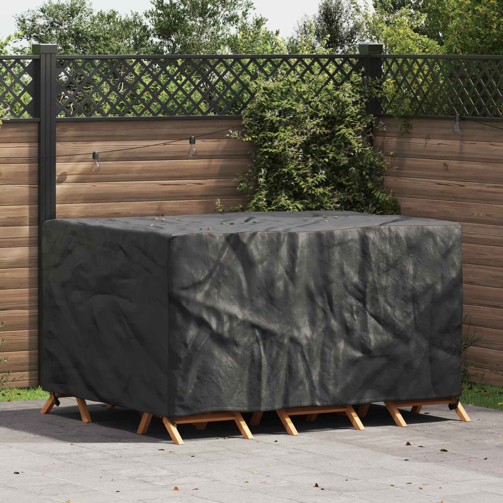Funda para muebles Liso Negro 100 x 100 x 70 cm 210D