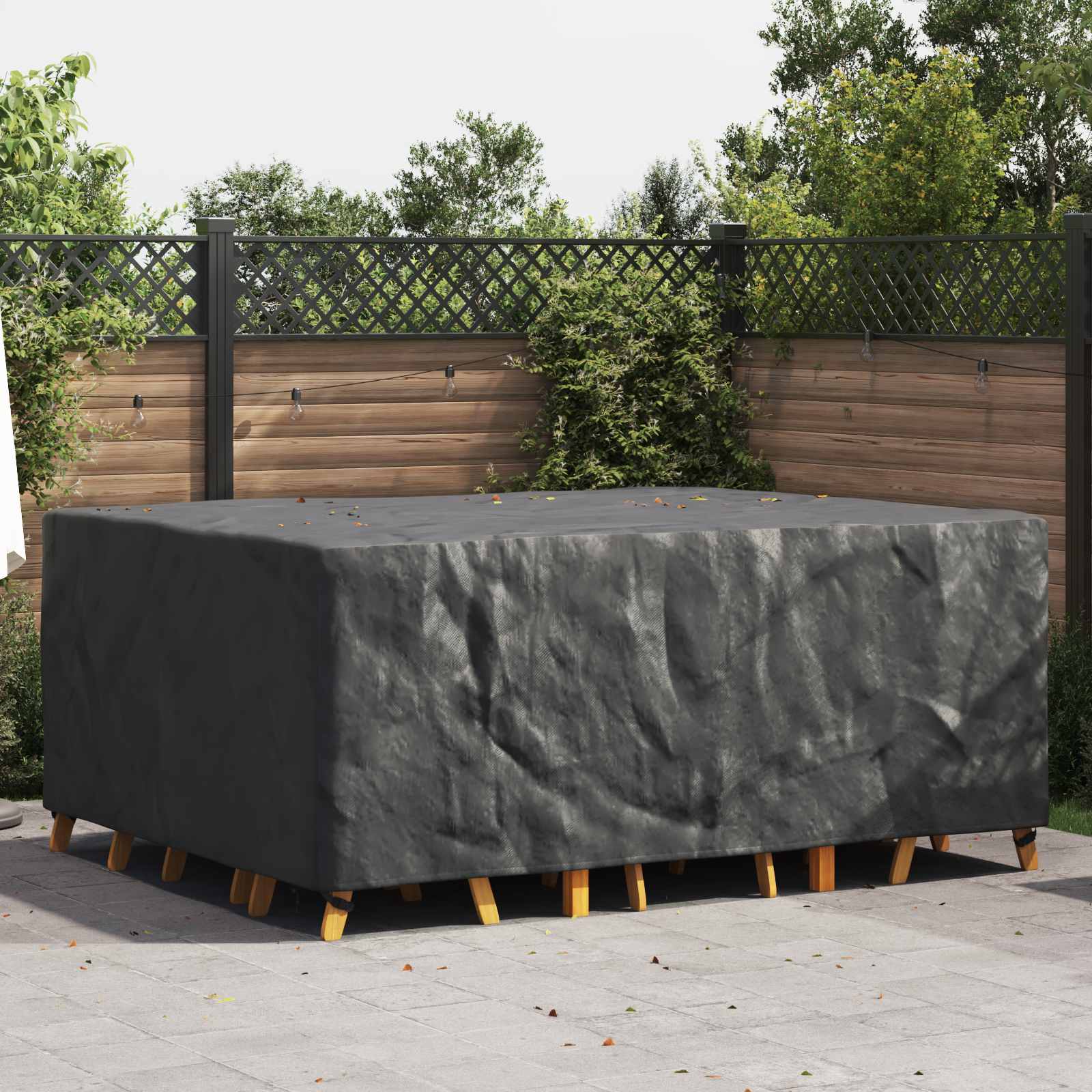 Funda para muebles Liso Negro 100 x 100 x 70 cm 210D