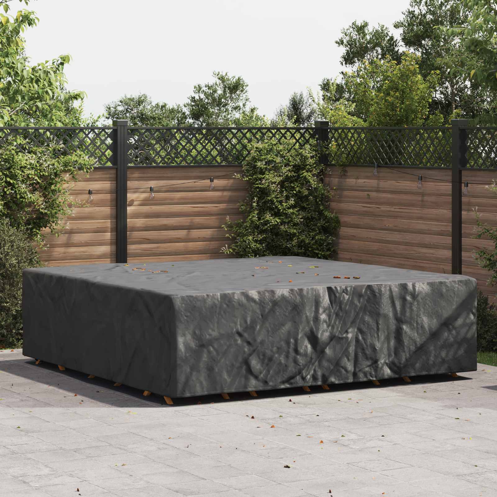 Funda para muebles Liso Negro 100 x 100 x 70 cm 210D