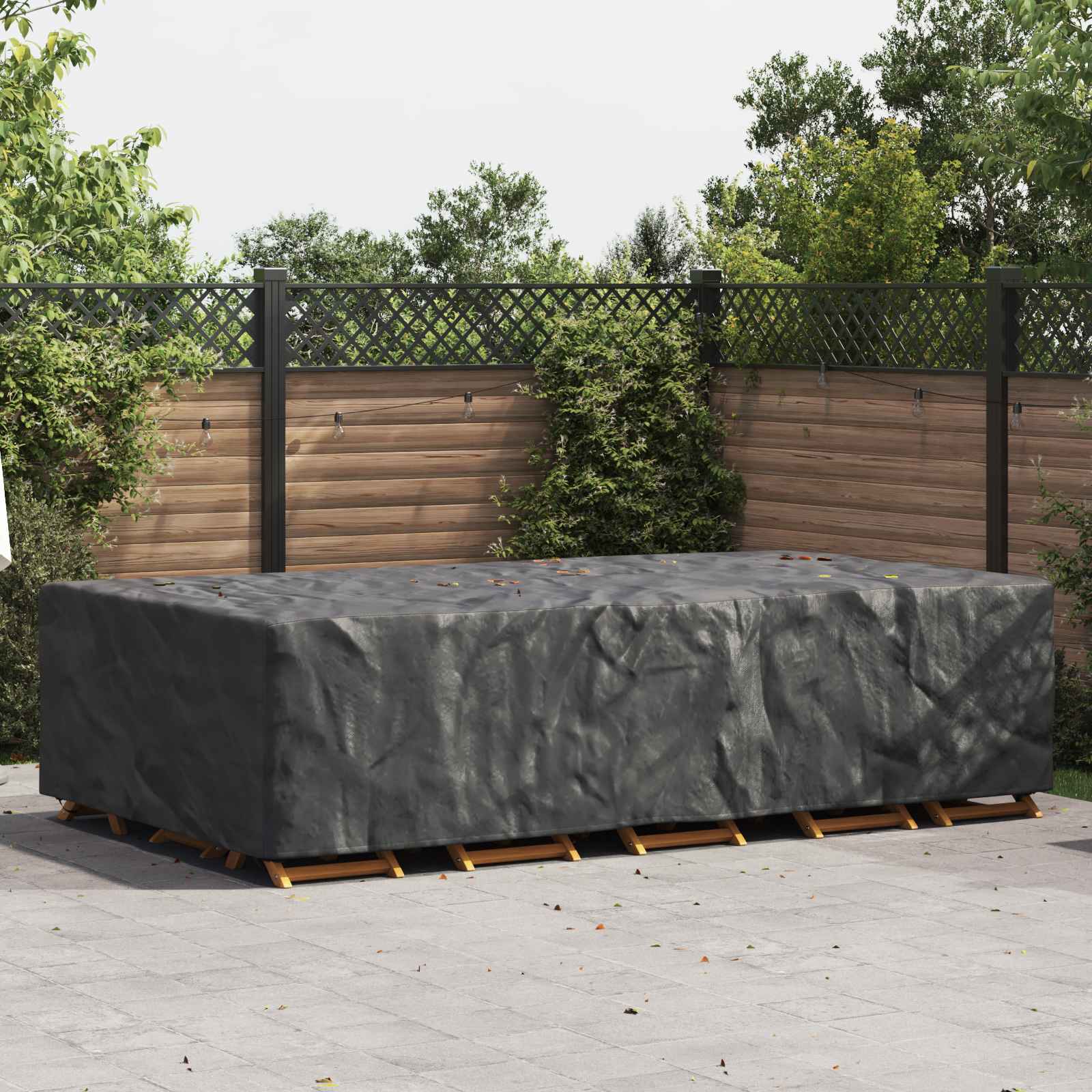 Funda para muebles Liso Negro 100 x 100 x 70 cm 210D