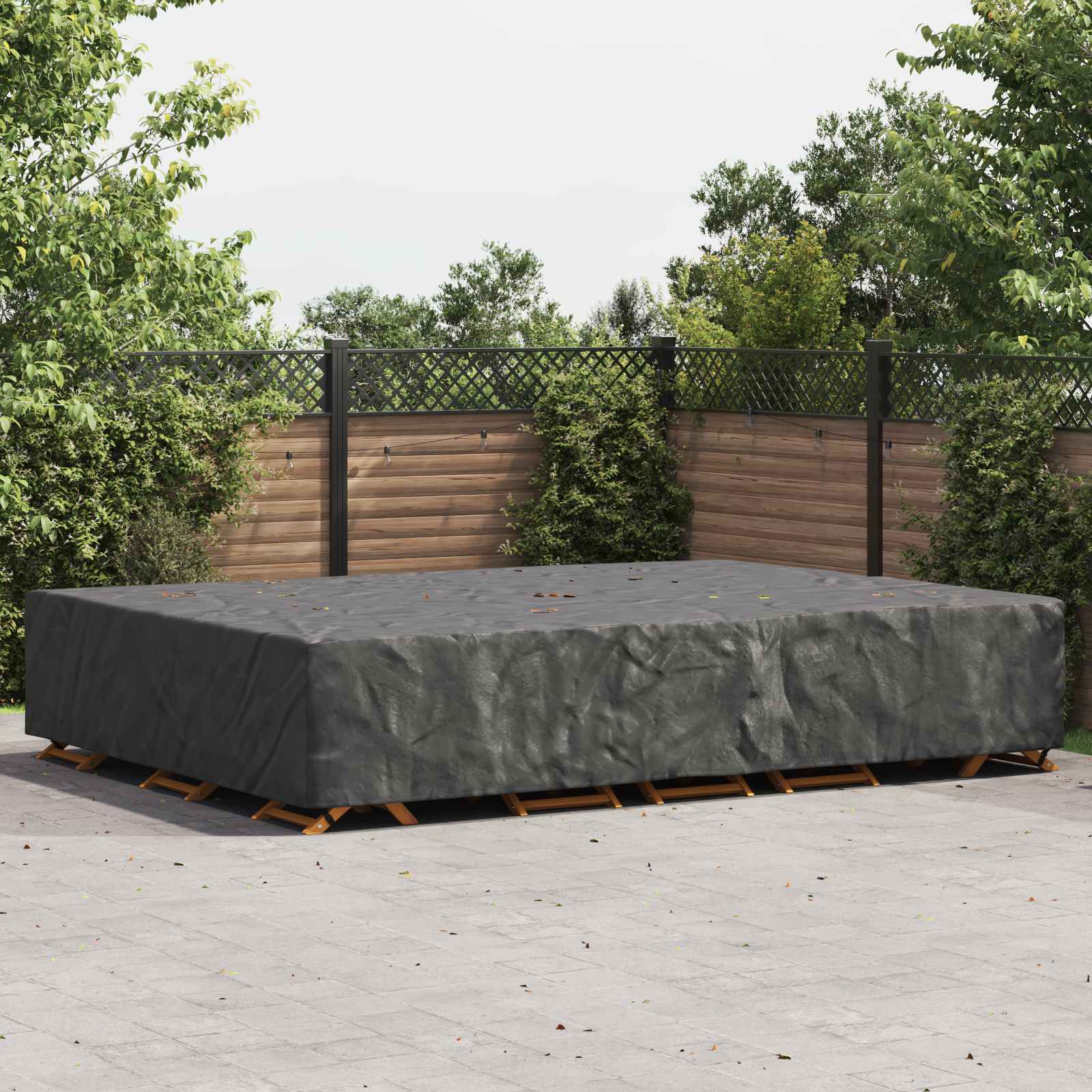 Funda para muebles Liso Negro 100 x 100 x 70 cm 210D