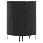 Cubierta de Mesa Liso Negro 62 x 62 x 70 cm tela