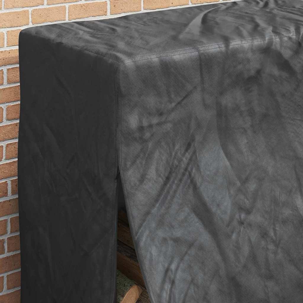 Funda para leñero Liso Negro 61 x 122 x 106 cm Tela Oxford 210D