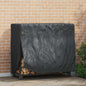 Funda para leñero Liso Negro 61 x 122 x 106 cm Tela Oxford 210D