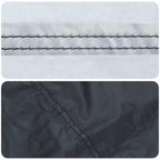 Funda para leñero Liso Negro 61 x 122 x 106 cm Tela Oxford 210D
