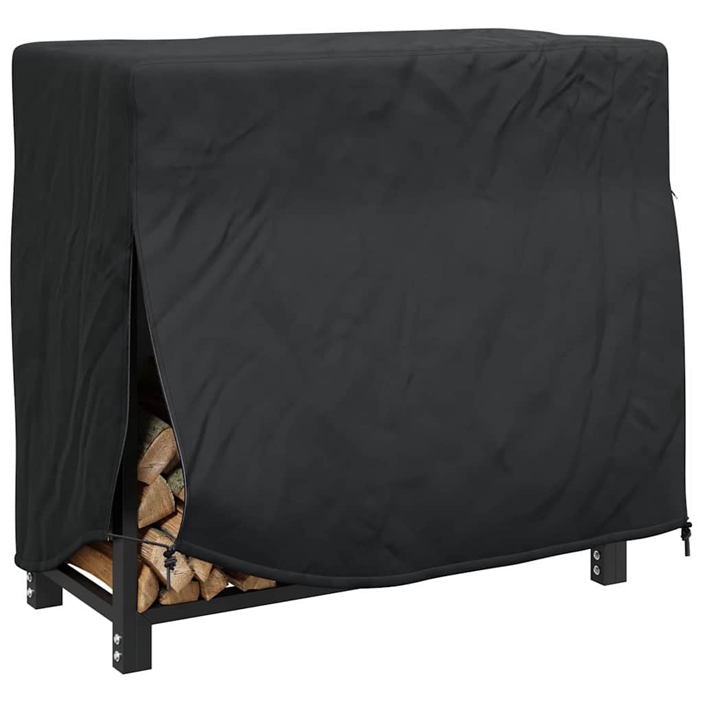 Funda para leñero Liso Negro 61 x 122 x 106 cm Tela Oxford 210D