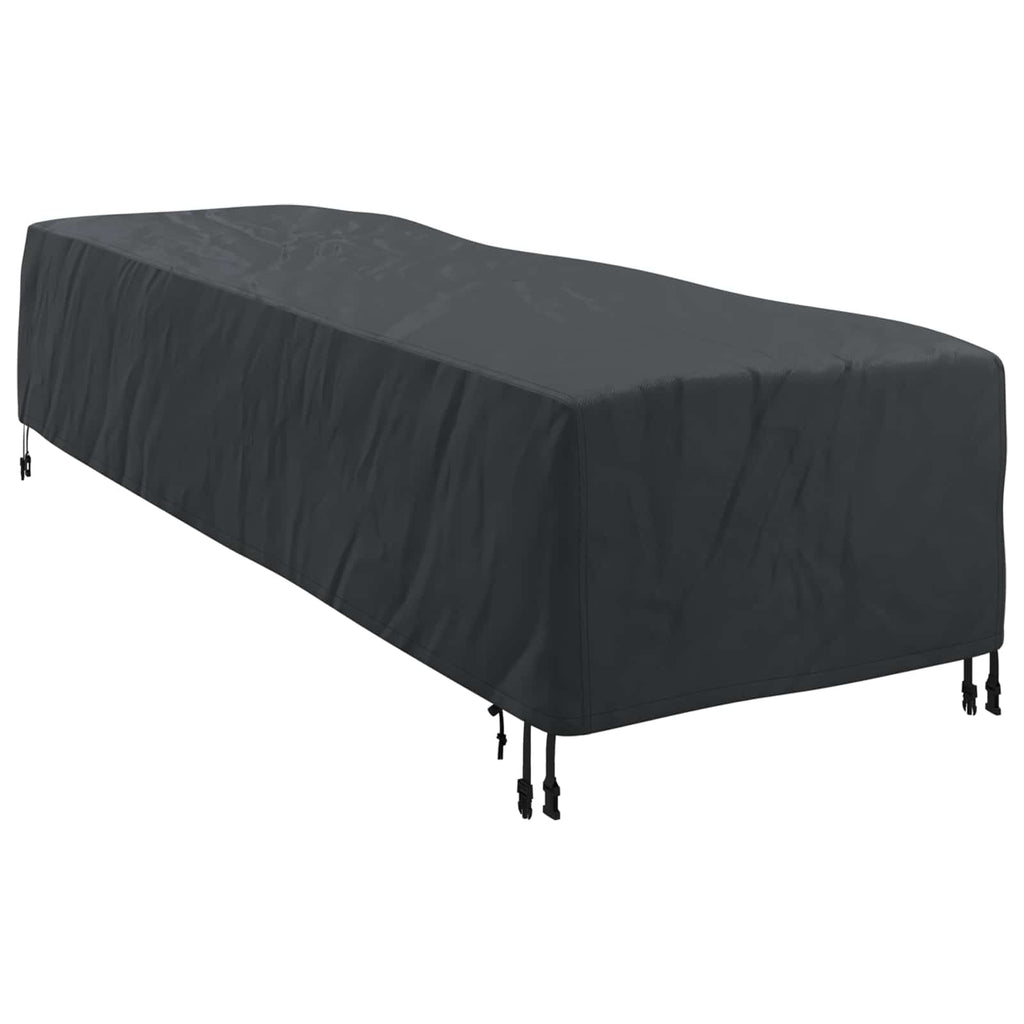 Funda para Loungers Liso Negro 74 x 210 x 40 cm tela