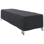 Funda para Loungers Liso Negro 74 x 210 x 40 cm tela