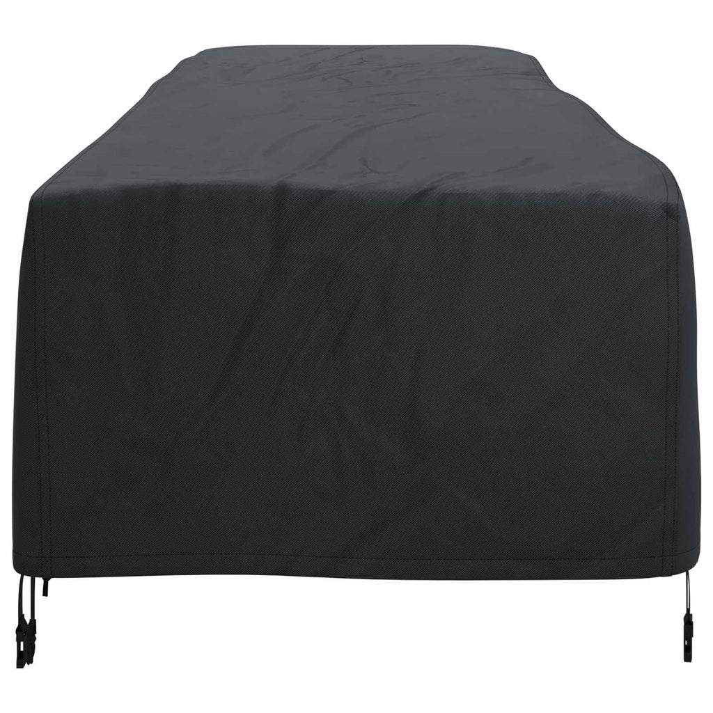 Funda para Loungers Liso Negro 74 x 210 x 40 cm tela