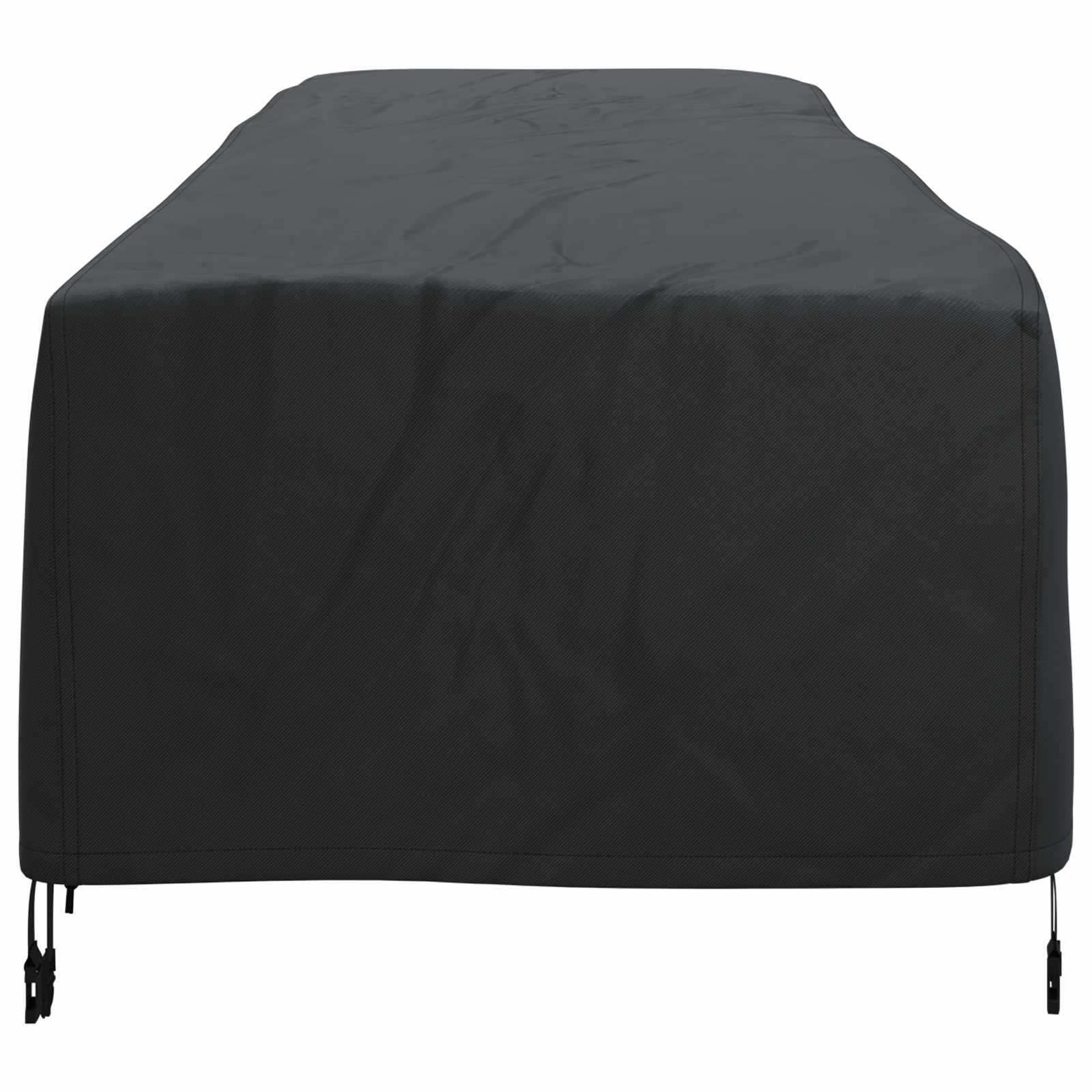 Funda para Loungers Liso Negro 74 x 210 x 40 cm tela
