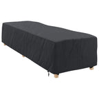 Funda para Loungers Liso Negro 74 x 210 x 40 cm tela