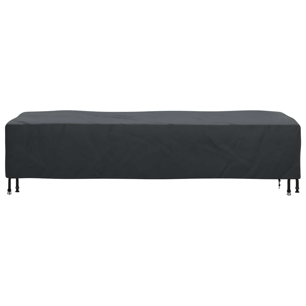 Funda para Loungers Liso Negro 74 x 210 x 40 cm tela