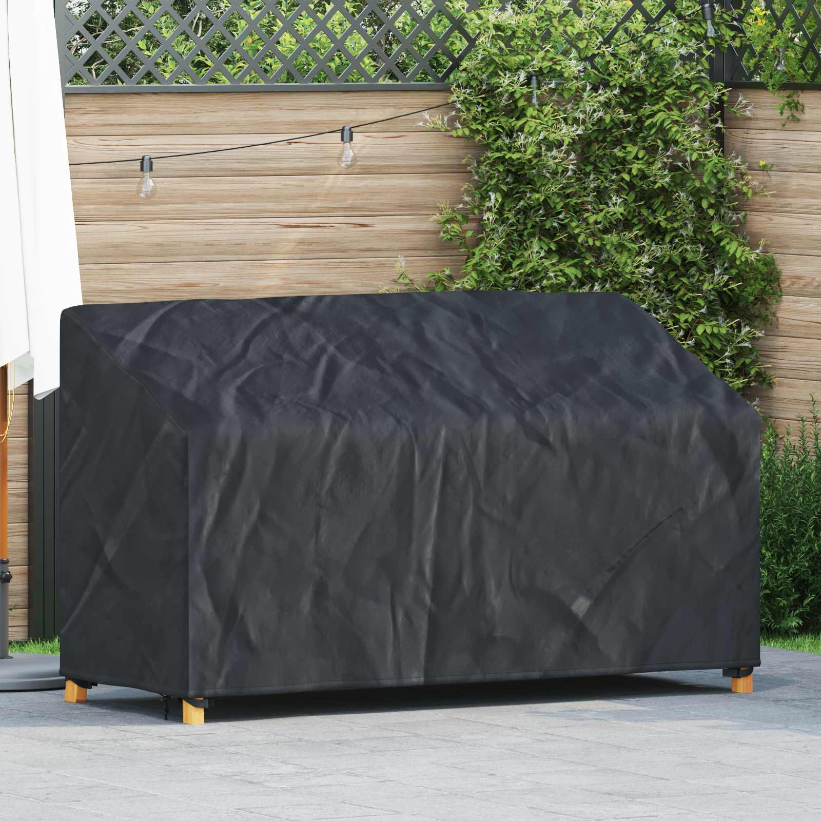 Funda para banco de jardín 130 x 95 x 40 / 80 cm Tela Oxford 420D