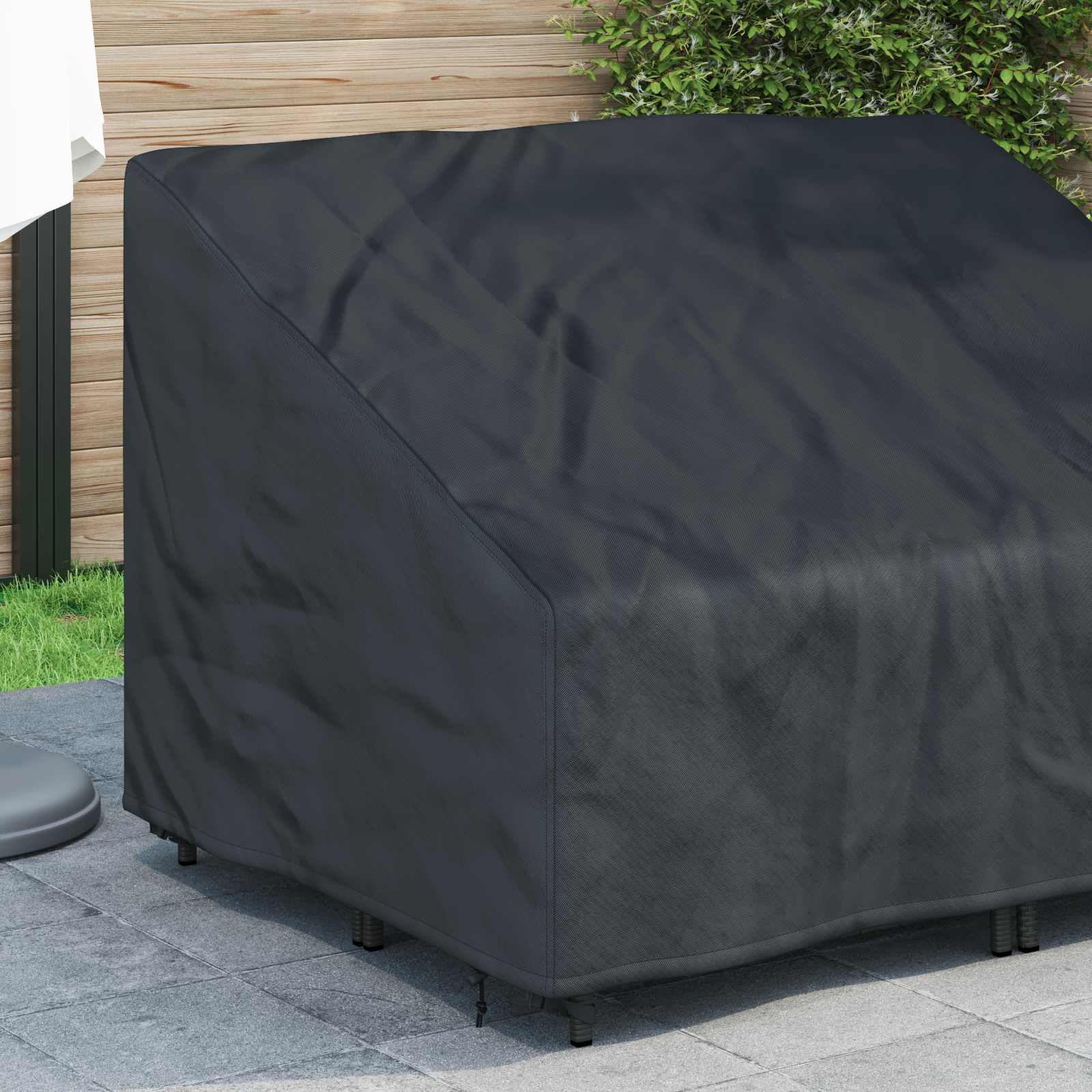Funda para banco de jardín 130 x 95 x 40 / 80 cm Tela Oxford 420D