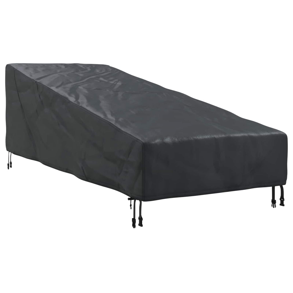Funda para muebles de exterior Negro 195 x 76 x 82 cm