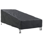 Funda para muebles de exterior Negro 195 x 76 x 82 cm