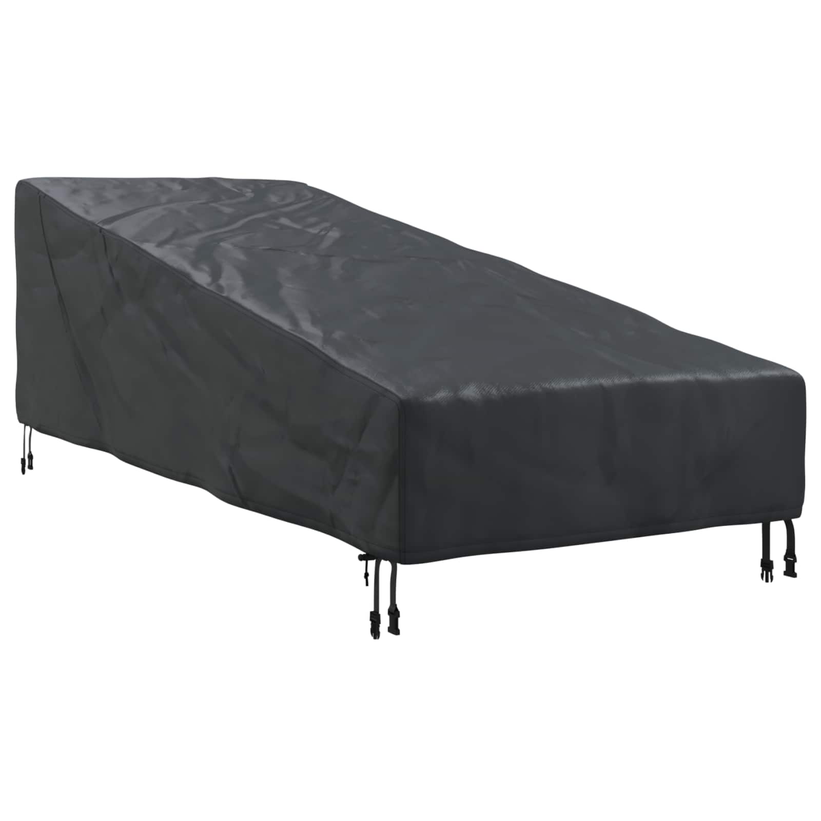 Funda para muebles de exterior Negro 195 x 76 x 82 cm