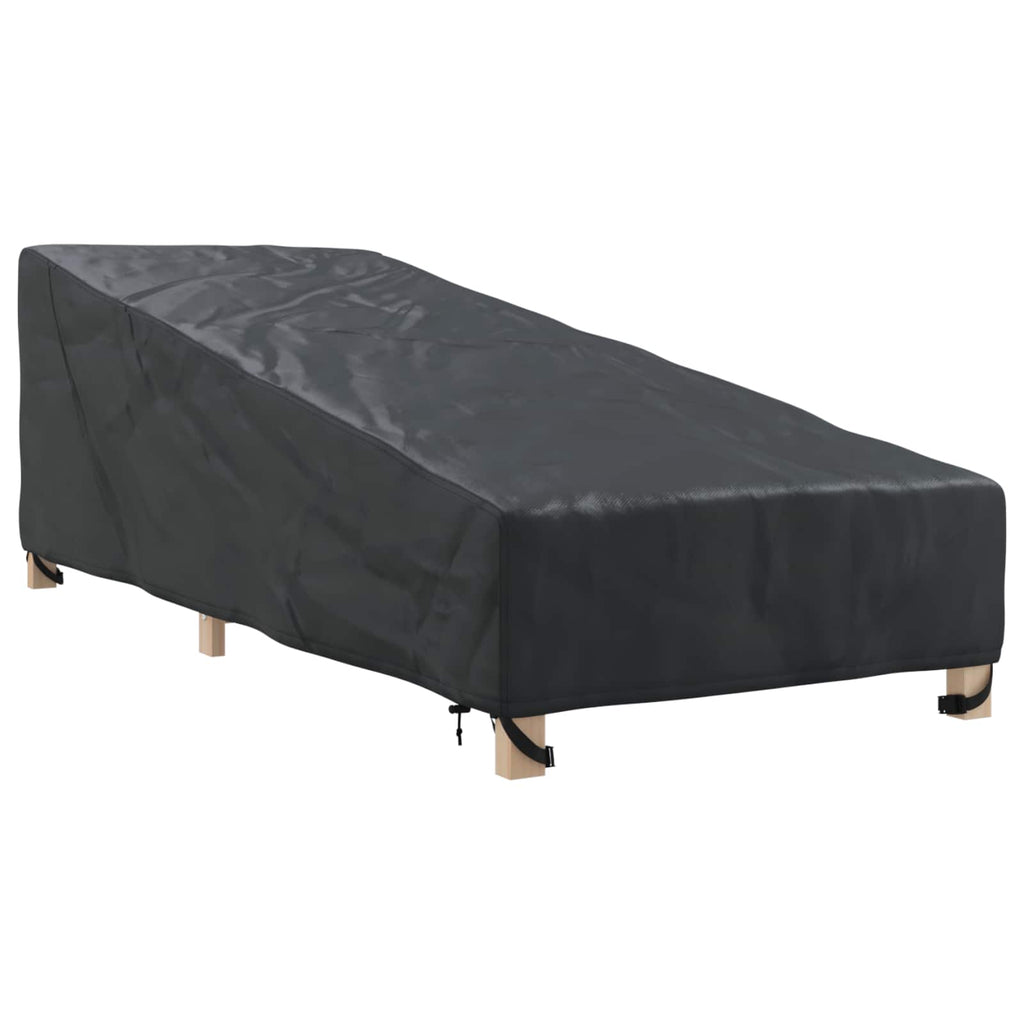 Funda para muebles de exterior Negro 195 x 76 x 82 cm