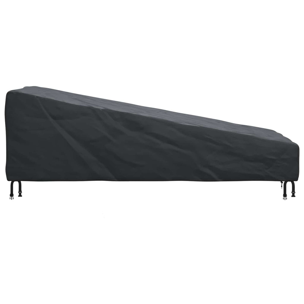 Funda para muebles de exterior Negro 195 x 76 x 82 cm