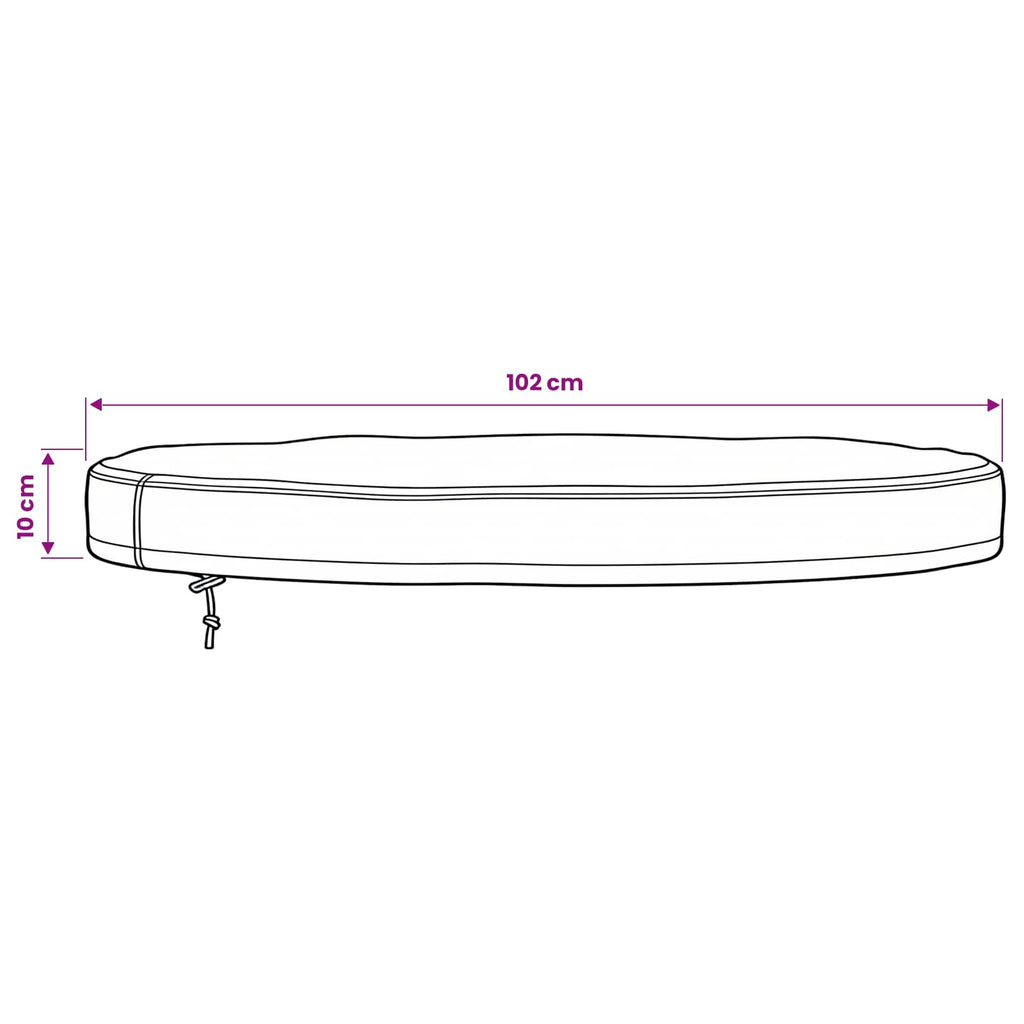 Funda para mesa de exterior 102 x 102 x 10 cm Tela Oxford 210D