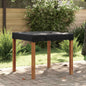 Cubierta de Mesa Liso Negro 102 x 102 x 15 cm tela