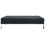 Cubierta de Mesa Liso Negro 102 x 102 x 15 cm tela