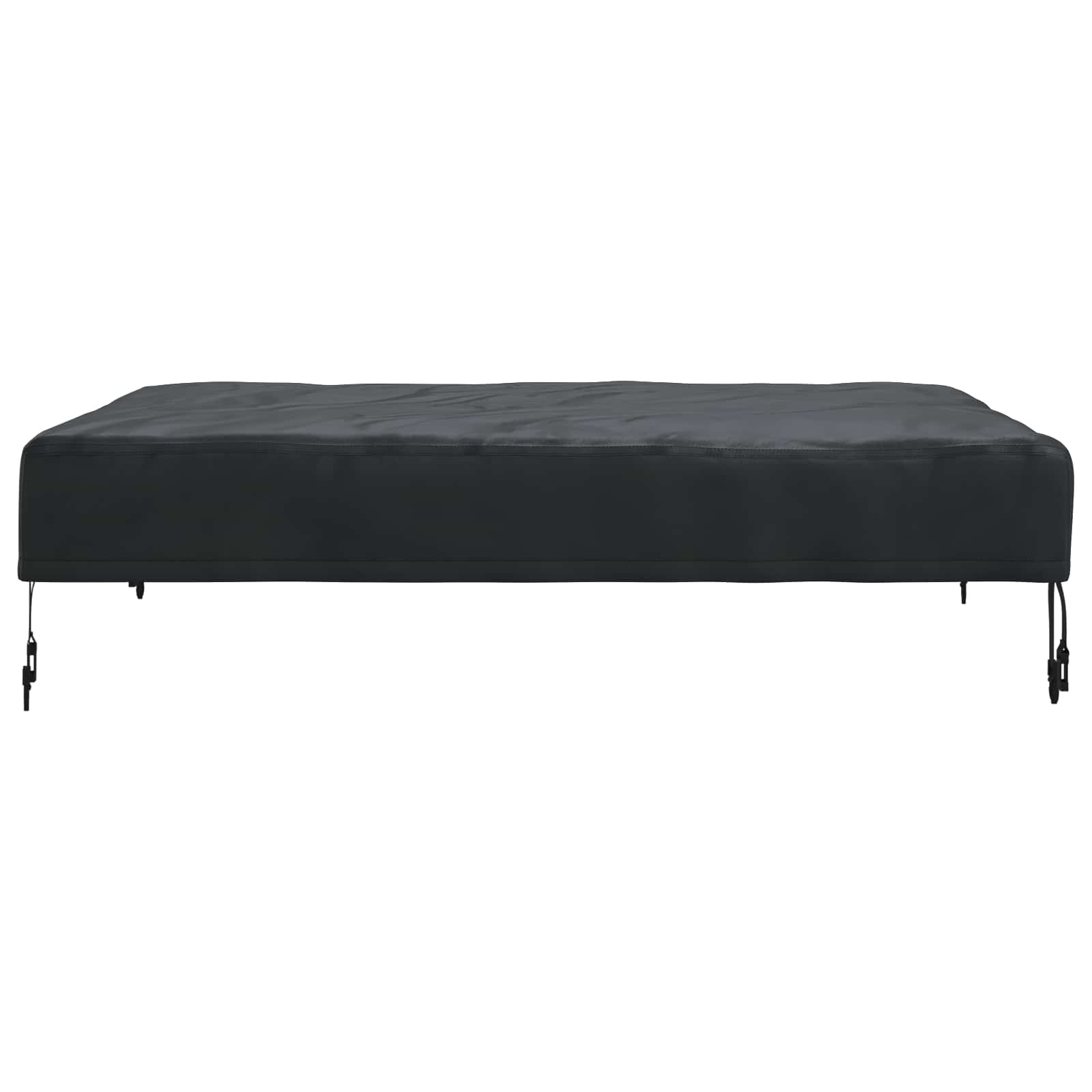 Cubierta de Mesa Liso Negro 102 x 102 x 15 cm tela