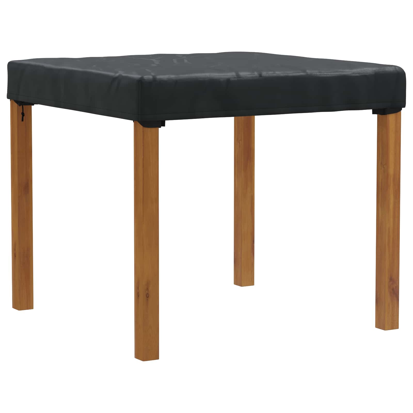 Cubierta de Mesa Liso Negro 102 x 102 x 15 cm tela