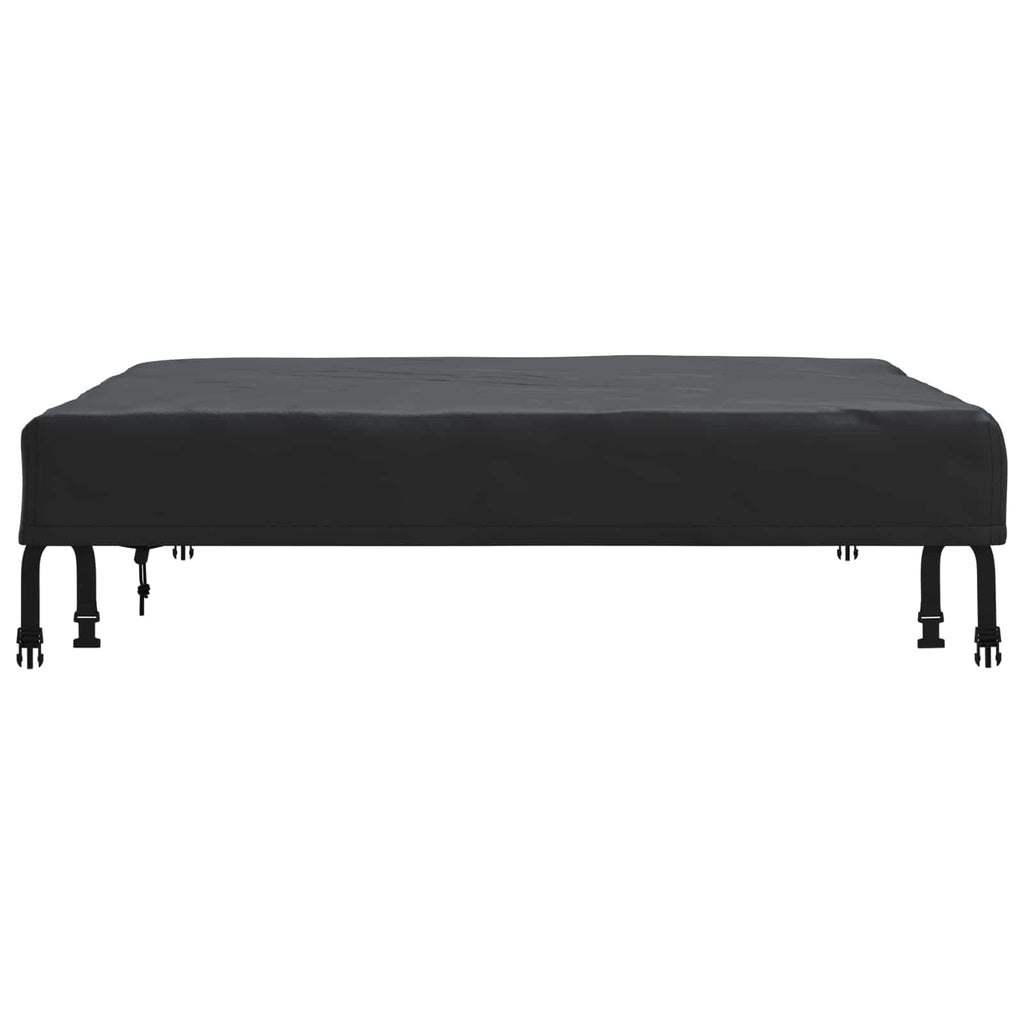 Cubierta de Mesa Liso Negro 102 x 102 x 15 cm tela